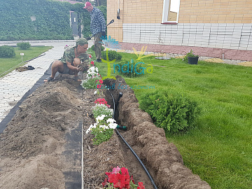Система автоматического полива в Ключевском районе Алтайского края. База отдыха Моховое