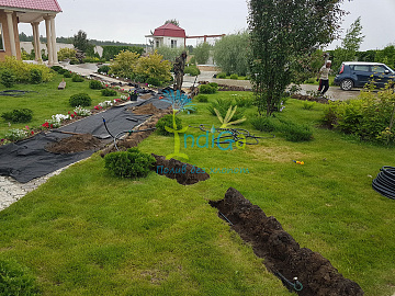 Система автоматического полива в Ключевском районе Алтайского края. База отдыха Моховое