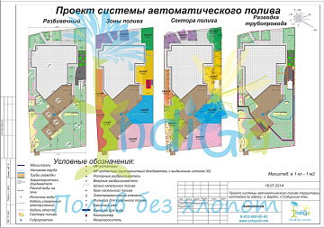 Система автоматического полива в Новосибирской области, г. Бердск, Сибирский плес