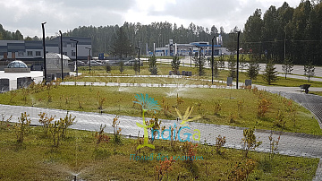 Система автоматического полива в НСО, п.Кольцово, ГК Катрен