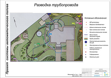 Система автоматического полива в поселке Планета, НСО