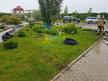 Система автоматического полива в Ключевском районе Алтайского края. База отдыха Моховое